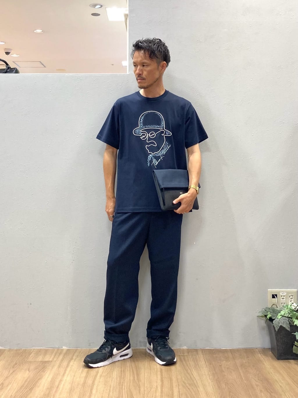 TAKEO KIKUCHIの【Sサイズ~】フェイスロープ刺繍 天竺Tシャツを使ったコーディネートを紹介します。｜Rakuten Fashion(楽天ファッション／旧楽天ブランドアベニュー)6112999