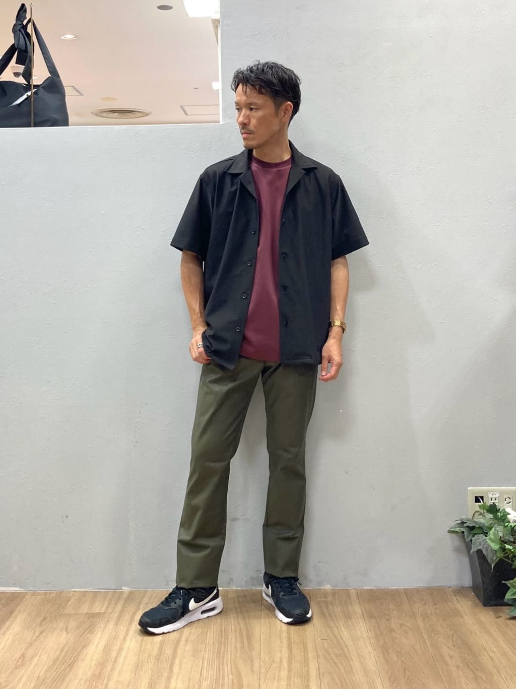 TAKEO KIKUCHIの【COOL CITY WEAR】エアートール オープンカラーシャツ /接触冷感・通気性を使ったコーディネートを紹介します。｜Rakuten Fashion(楽天ファッション／旧楽天ブランドアベニュー)6113222