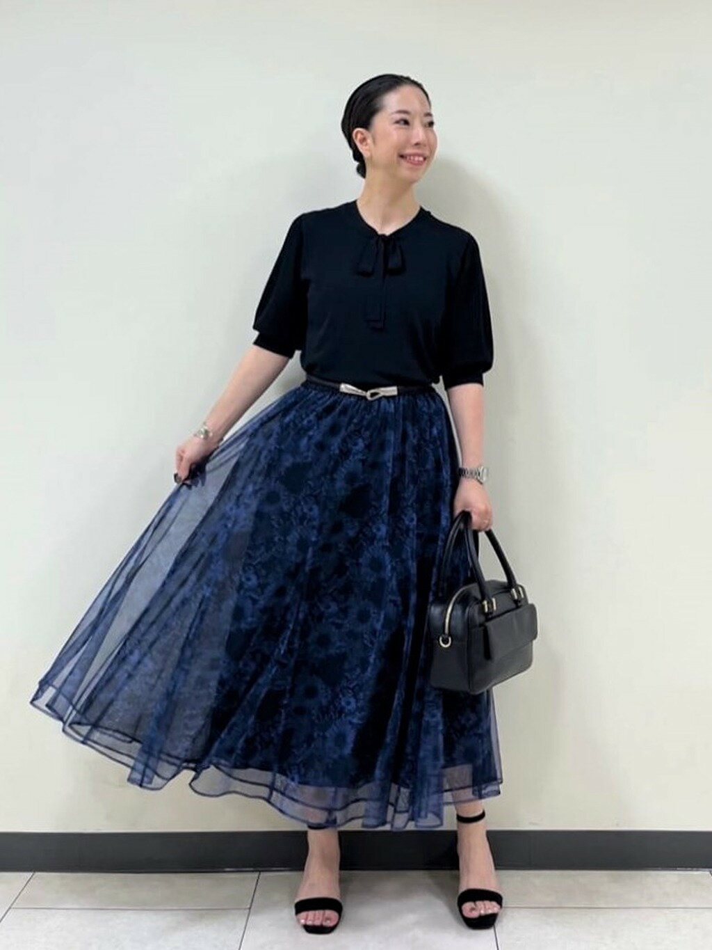 AMACAのバルキーレーヨンボウタイニットを使ったコーディネートを紹介します。｜Rakuten Fashion(楽天ファッション／旧楽天ブランドアベニュー)6117836