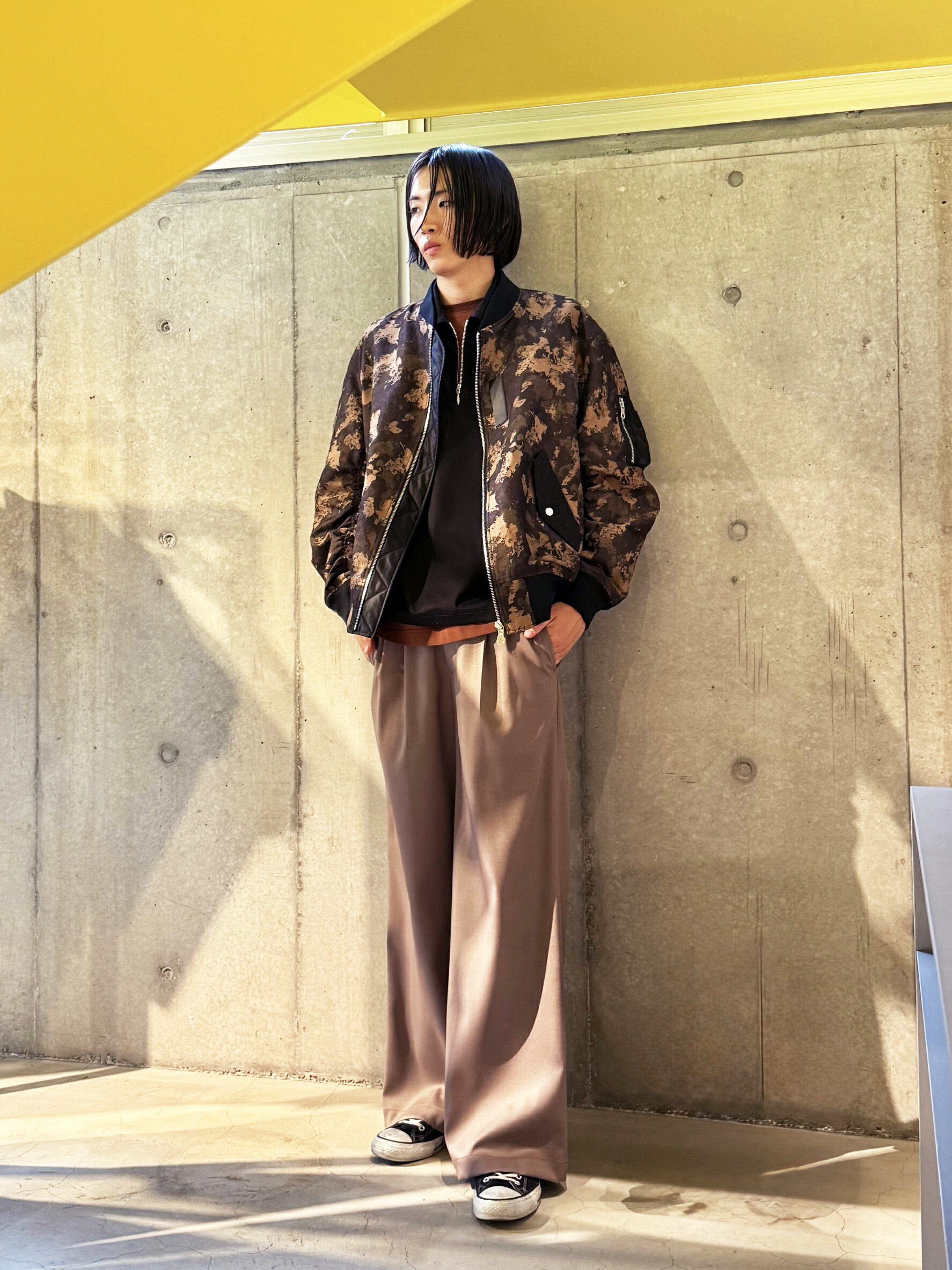 LOVELESSのヴィンテージジャガードMA-1を使ったコーディネートを紹介します。｜Rakuten Fashion(楽天ファッション／旧楽天ブランドアベニュー)6121841