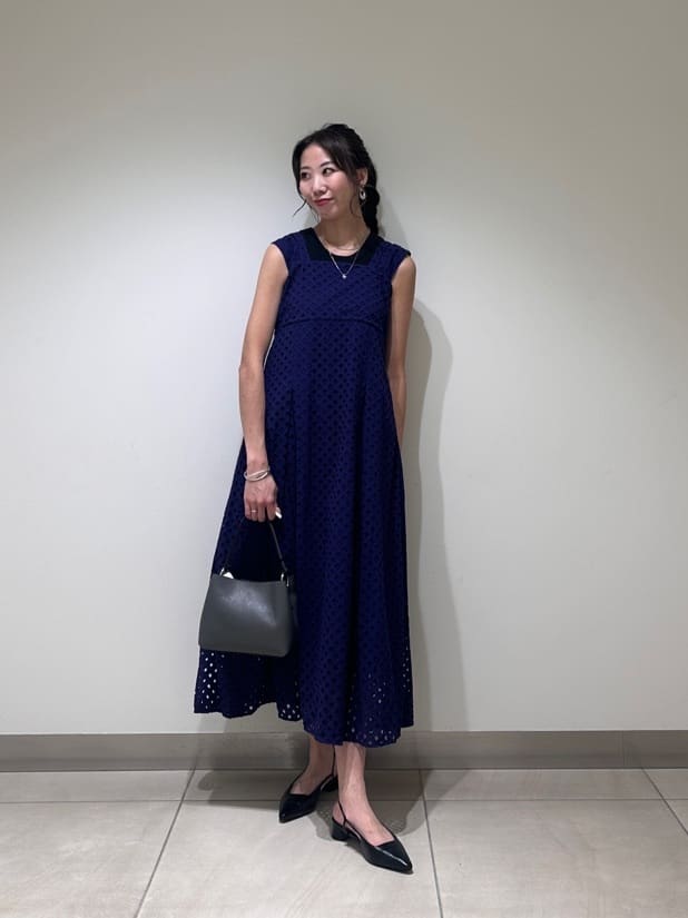 ヌキテパ × EMMEL REFINES カットワークレース ワンピース ロング EMMEL REFINES＞EM カットワークレース ワンピース