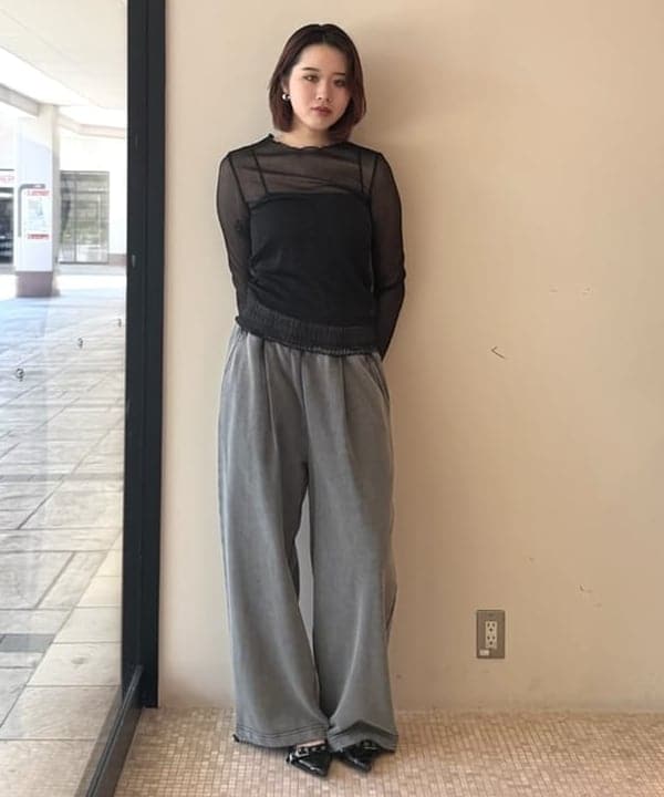BEAMS HEARTの【秋まで使える】シャイニー シアー プルオーバー 25AW カットソー 長袖 レイヤードを使ったコーディネートを紹介します。｜Rakuten Fashion(楽天ファッション／旧楽天ブランドアベニュー)6123490