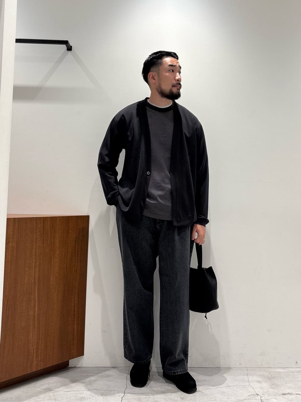 BEAUTY&YOUTH UNITED ARROWSのドライ スムース 1ボタン カーディガン 