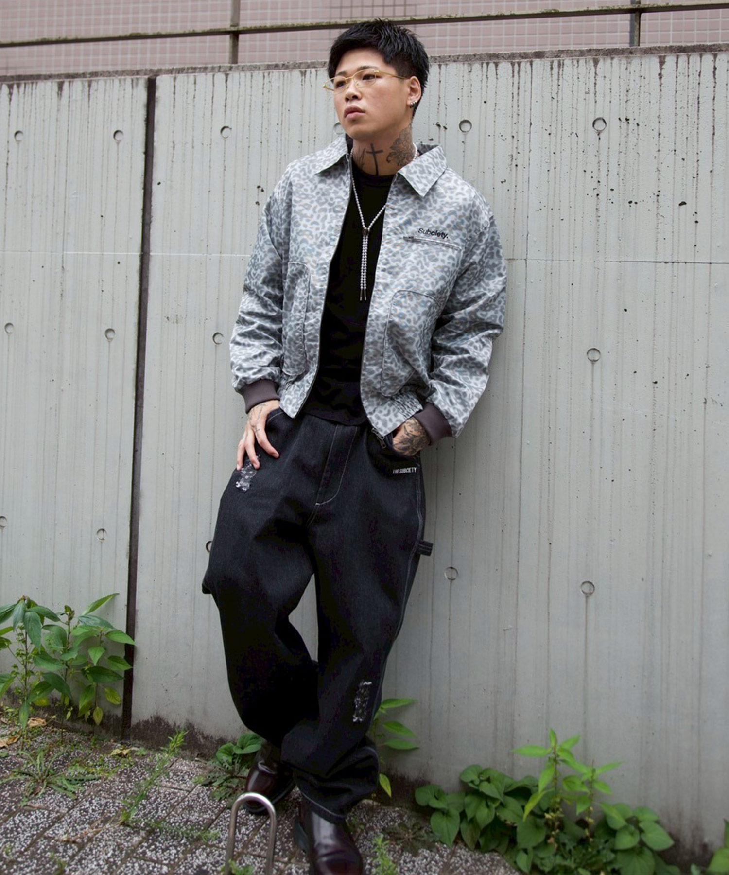 Subciety | Leopard nylon blouson | Rakuten Fashion(楽天