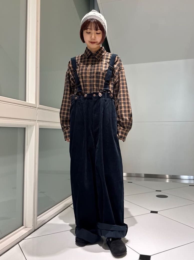 FREAK'S STORE | 別注 コーデュロイ サスペンダー付き ビッグ2タック
