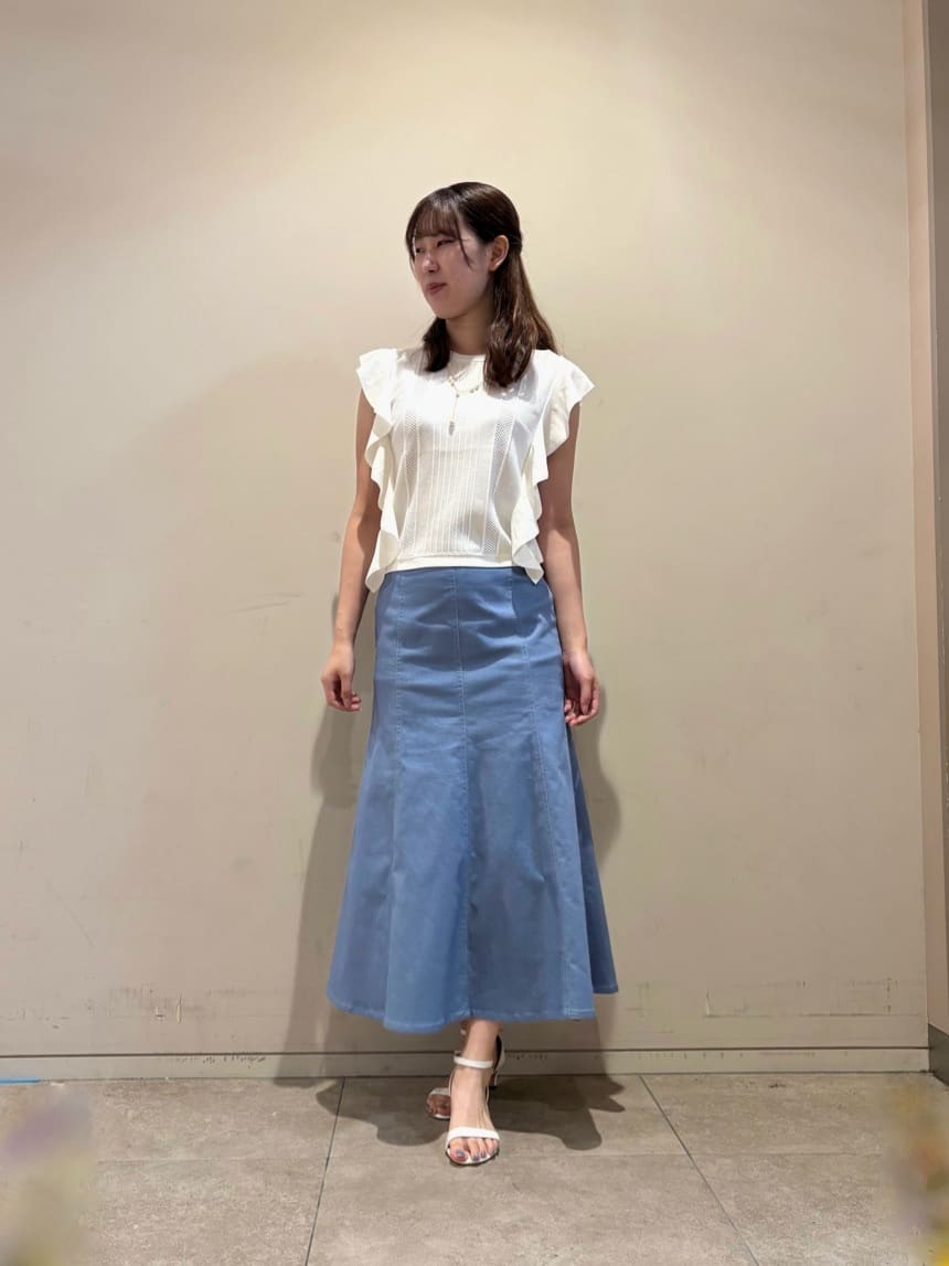 ANAYI | デニムライクマーメイド スカート | Rakuten Fashion(楽天