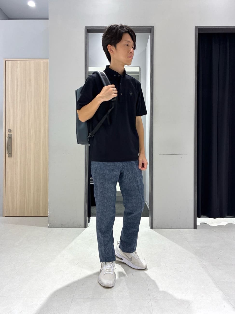 TAKEO KIKUCHIの【抗菌防臭】COOL DOTS(R)ドビープリント パンツを使ったコーディネートを紹介します。｜Rakuten Fashion(楽天ファッション／旧楽天ブランドアベニュー)6131799