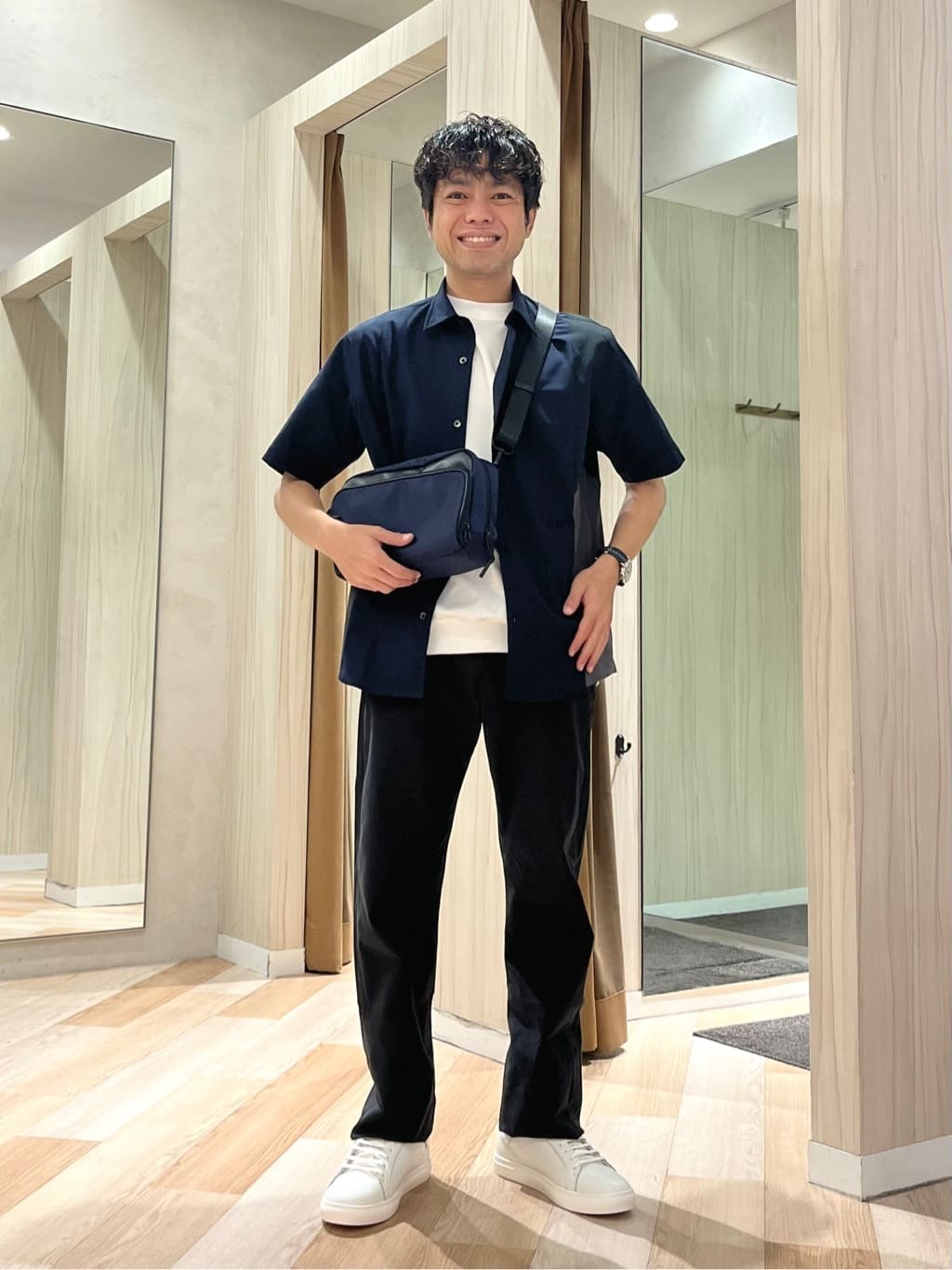 TAKEO KIKUCHIの【抗菌防臭/5サイズ展開】ハイゲージポンチ Tシャツを使ったコーディネートを紹介します。｜Rakuten Fashion(楽天ファッション／旧楽天ブランドアベニュー)6132253