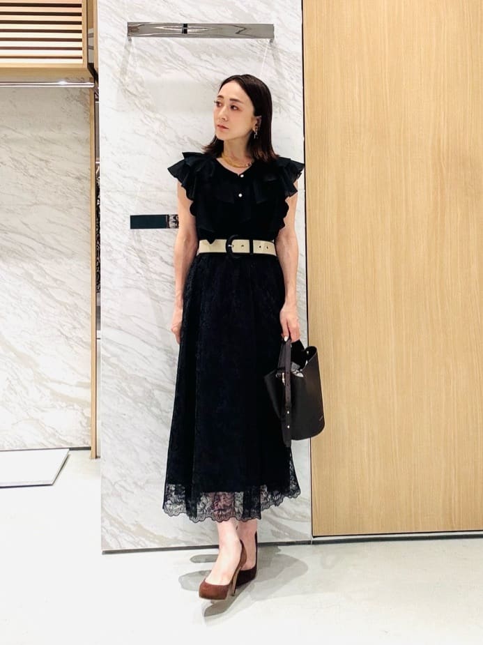 ANAYI | レースフラワーチュールギャザー スカート | Rakuten Fashion