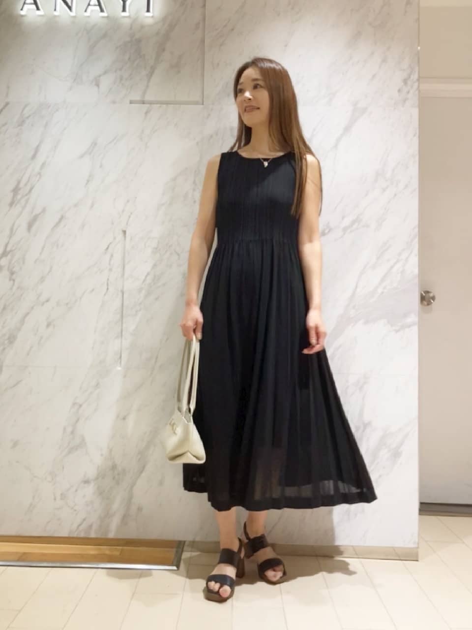 ANAYI | ランダムリブロング ワンピース | Rakuten Fashion(楽天
