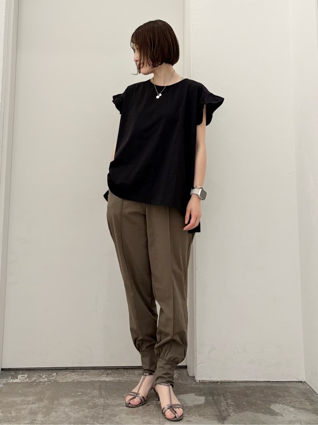 Green Parksの・SUGAR SPOON 【ラッシュガード】フリルTEEを使ったコーディネートを紹介します。｜Rakuten Fashion(楽天ファッション／旧楽天ブランドアベニュー)6133832