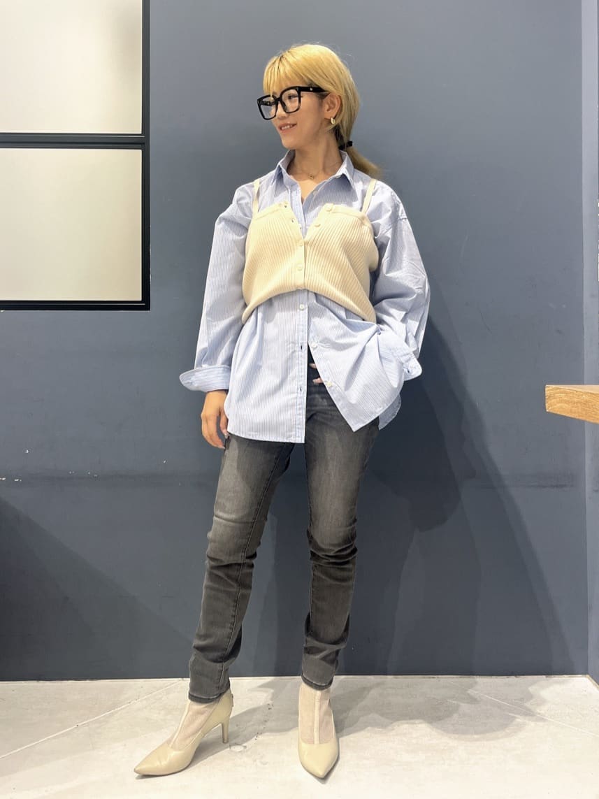 AMERICAN HOLICのイージーケアブロードシャツを使ったコーディネートを紹介します。｜Rakuten Fashion(楽天ファッション／旧楽天ブランドアベニュー)6134745