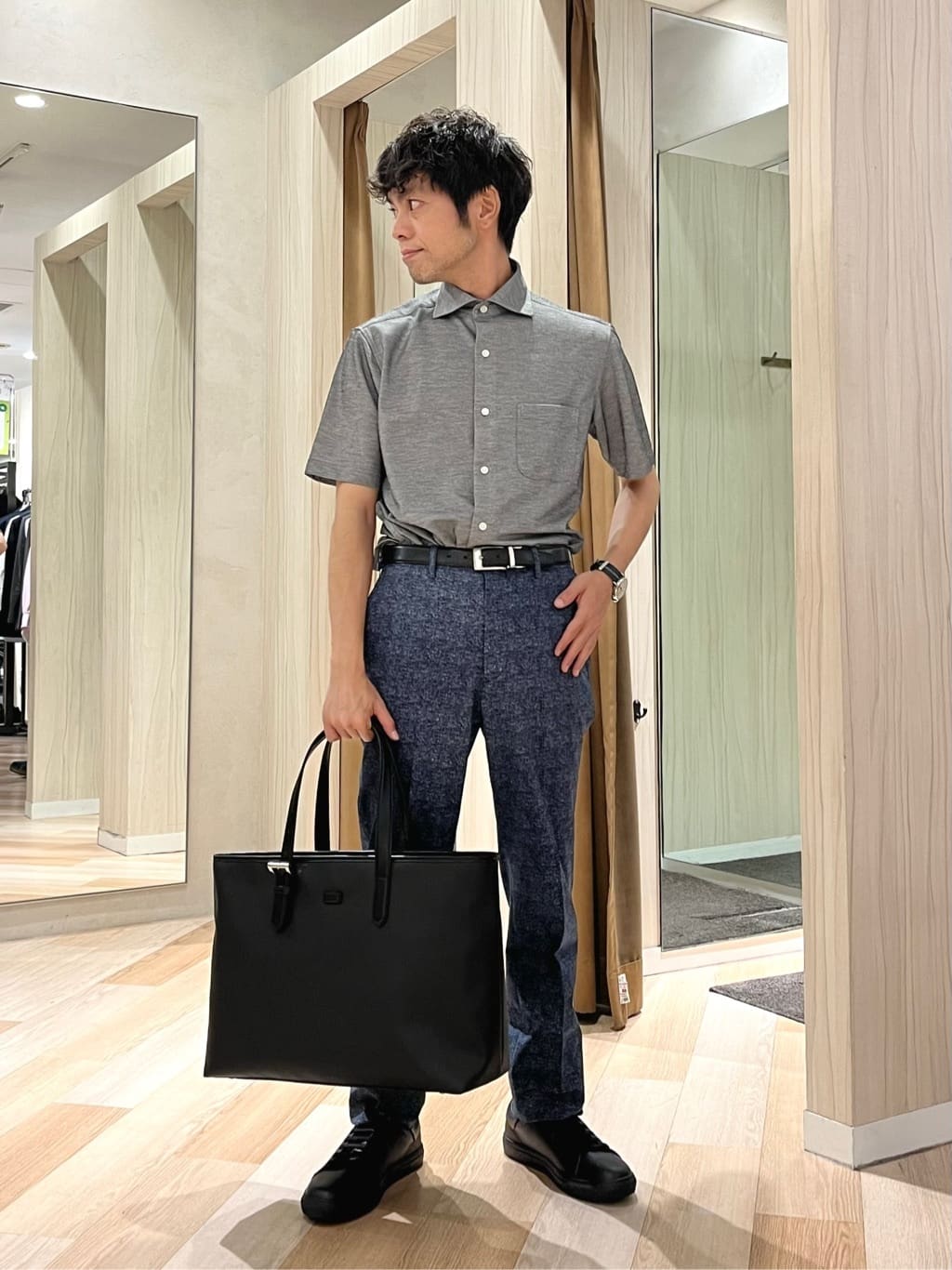 TAKEO KIKUCHIのドライカノコ シャツを使ったコーディネートを紹介します。｜Rakuten Fashion(楽天ファッション／旧楽天ブランドアベニュー)6136423