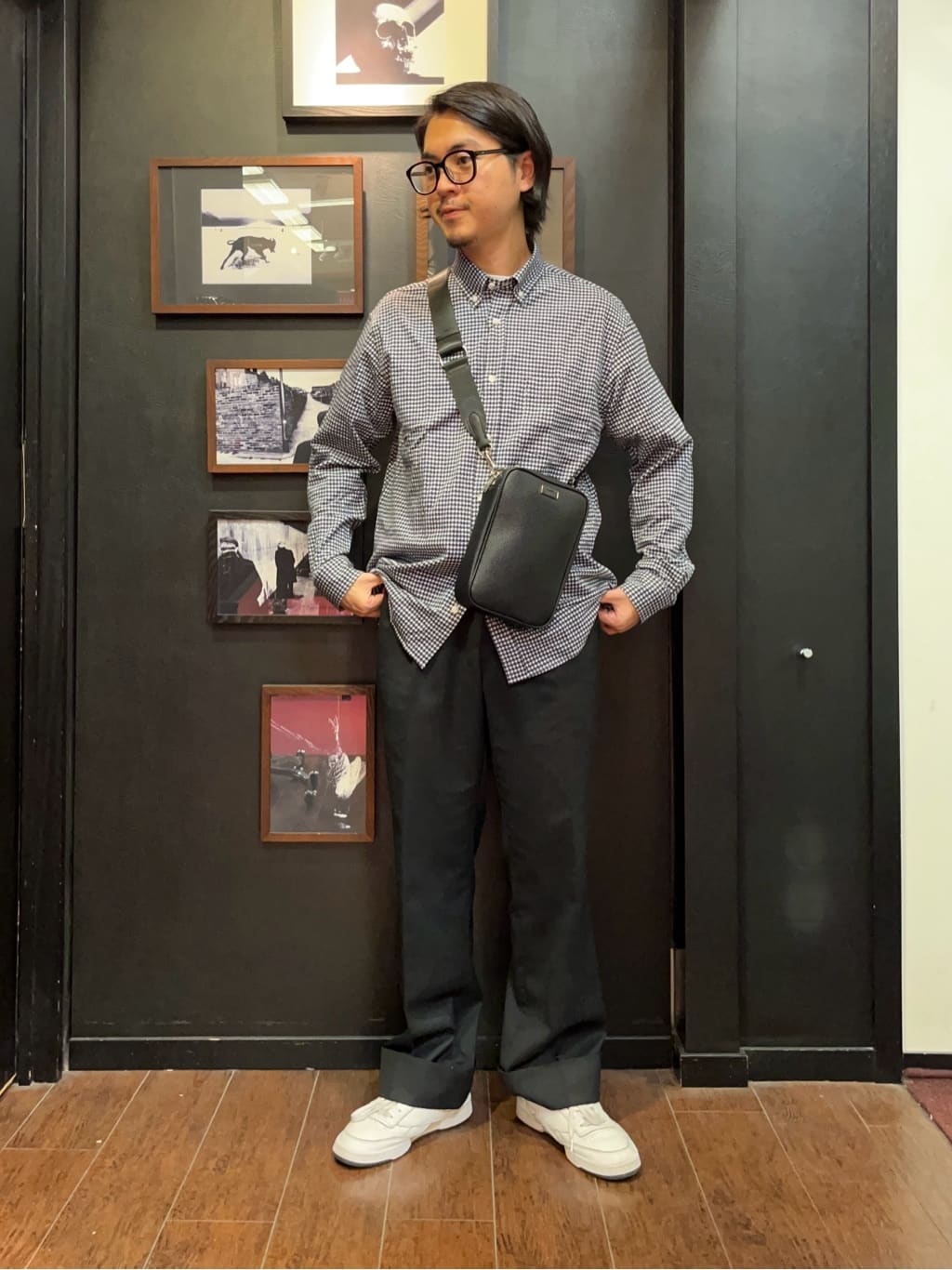 TAKEO KIKUCHIの【抗菌防臭】サッカーギンガムチェック ボタンダウンシャツを使ったコーディネートを紹介します。｜Rakuten Fashion(楽天ファッション／旧楽天ブランドアベニュー)6138229