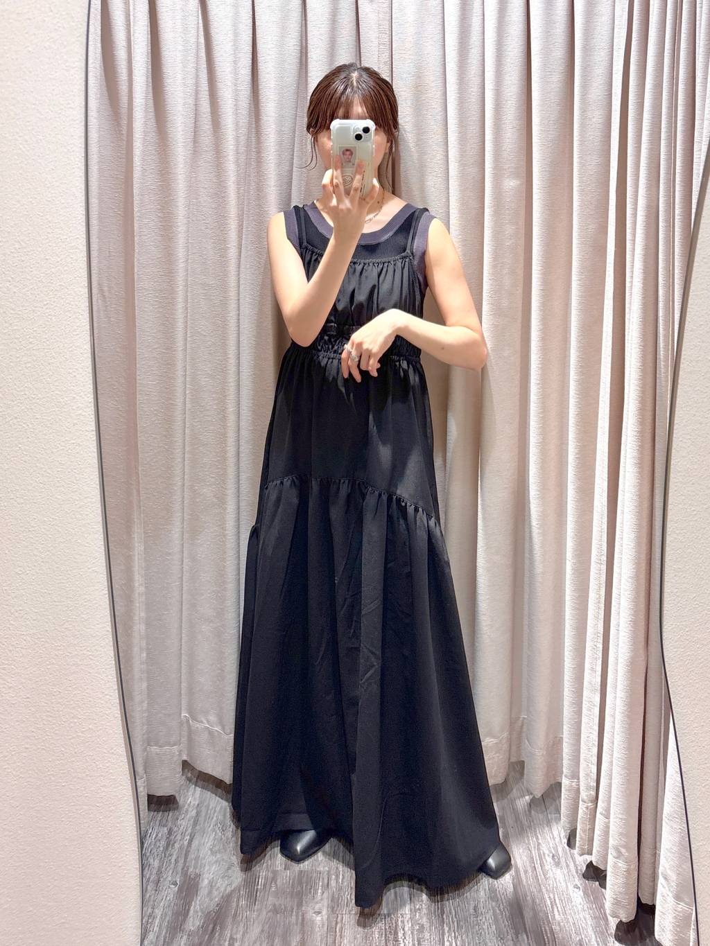 mysty womanのティアードキャミワンピースを使ったコーディネートを紹介します。｜Rakuten Fashion(楽天ファッション／旧楽天ブランドアベニュー)6139182