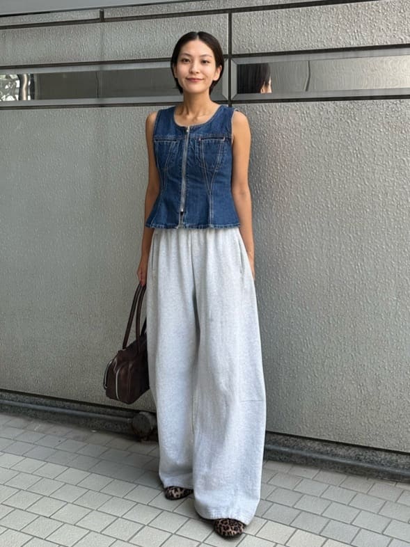 MOUSSY | WAIST FIT デニムベスト (シャツ・ブラウス ) |SHEL