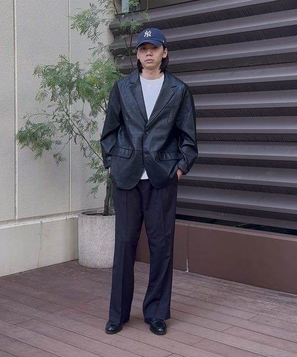 BEAMS HEARTのフェイクレザー ジャケットを使ったコーディネートを紹介します。｜Rakuten Fashion(楽天ファッション／旧楽天ブランドアベニュー)6140742