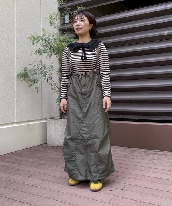 BEAMS WOMENのコットン天竺 ボーダー カットソーを使ったコーディネートを紹介します。｜Rakuten Fashion(楽天ファッション／旧楽天ブランドアベニュー)6140901