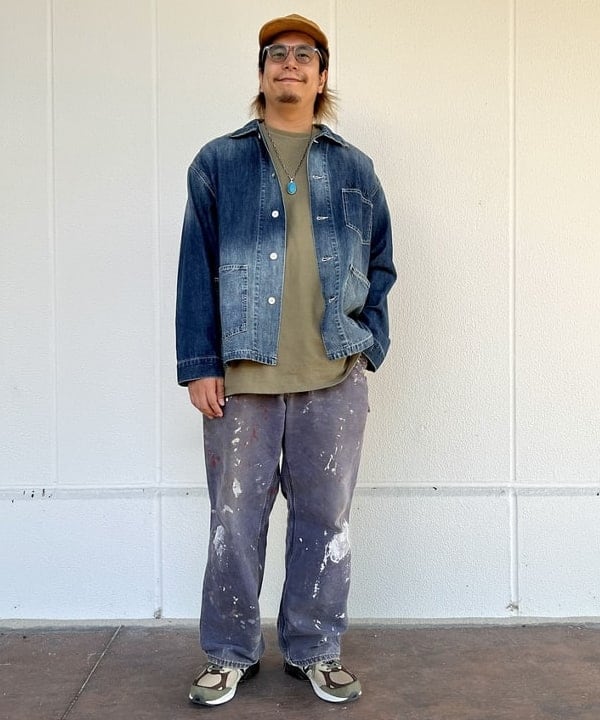 BEAMS HEARTのヴィンテージ デニムカバーオールを使ったコーディネートを紹介します。｜Rakuten Fashion(楽天ファッション／旧楽天ブランドアベニュー)6141017