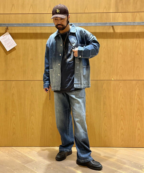 BEAMS HEARTのヴィンテージ デニムカバーオールを使ったコーディネートを紹介します。｜Rakuten Fashion(楽天ファッション／旧楽天ブランドアベニュー)6141054