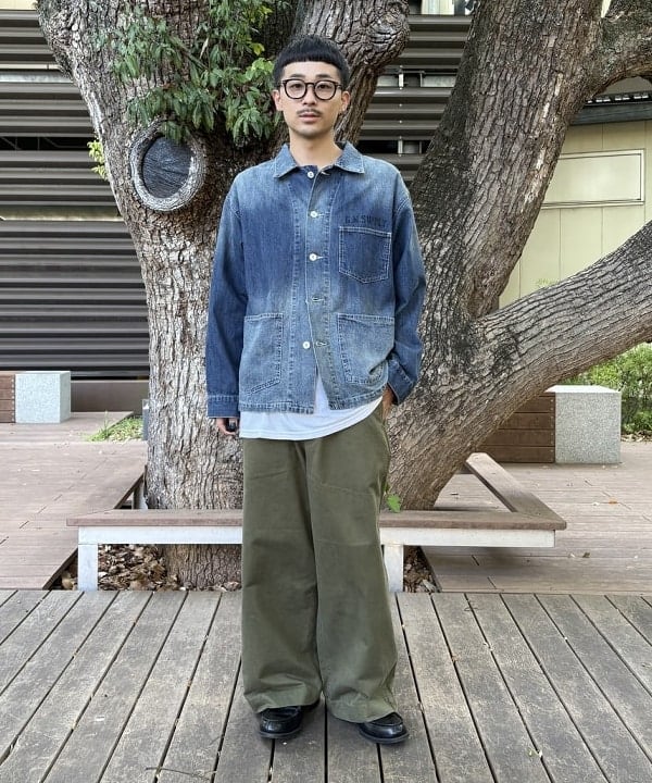 BEAMS HEARTのヴィンテージ デニムカバーオールを使ったコーディネートを紹介します。｜Rakuten Fashion(楽天ファッション／旧楽天ブランドアベニュー)6141095