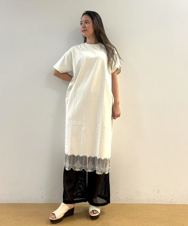 BEAMS HEARTの裾 スカラ レース ワンピースを使ったコーディネートを紹介します。｜Rakuten Fashion(楽天ファッション／旧楽天ブランドアベニュー)6141110