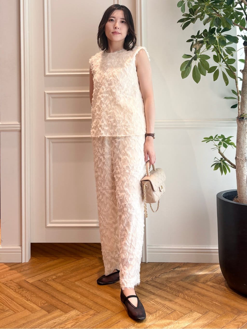 DRESSTERIORの【セットアップ可/美人百花/美香さん着用】カットジャ