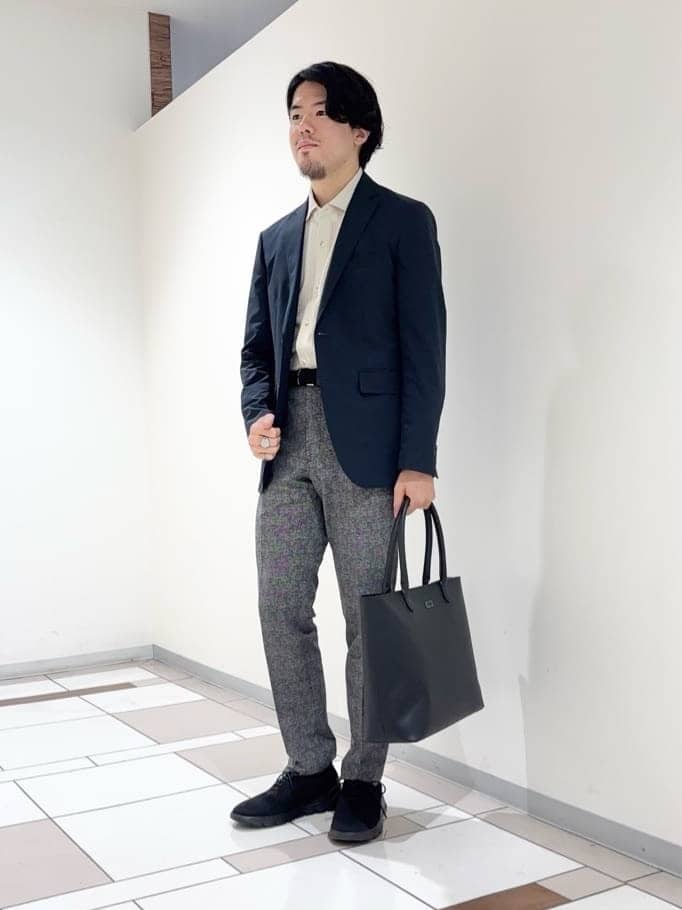 TAKEO KIKUCHIの【抗菌防臭】COOL DOTS(R)ドビープリント ジャケットを使ったコーディネートを紹介します。｜Rakuten Fashion(楽天ファッション／旧楽天ブランドアベニュー)6143260