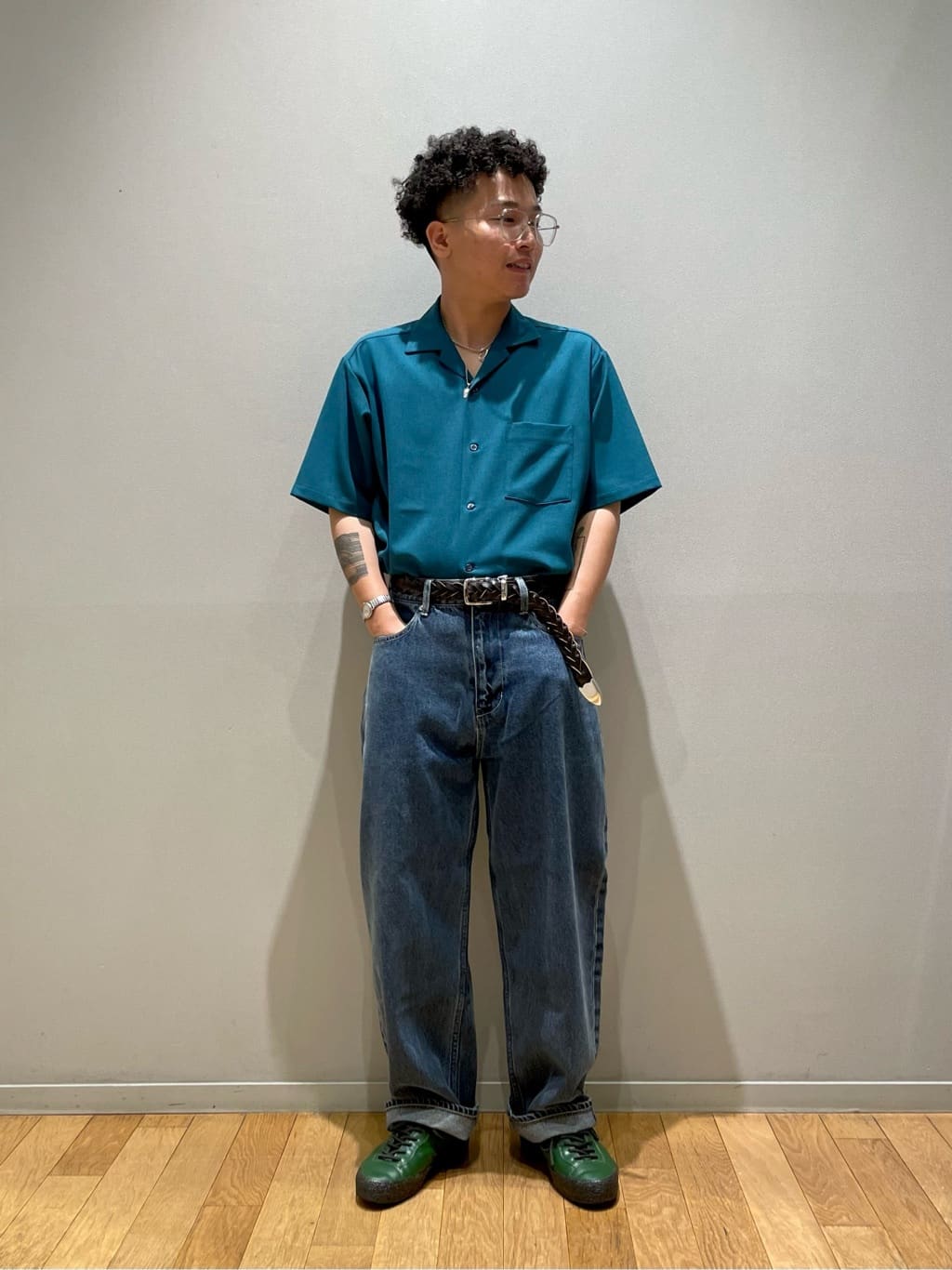UNITED ARROWS LTD. OUTLET | リネンライク ドビー オープンカラー