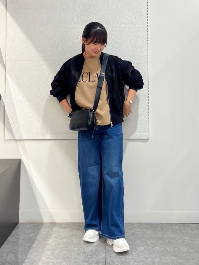 Vinのダブルジップチュールレースブルゾンを使ったコーディネートを紹介します。｜Rakuten Fashion(楽天ファッション／旧楽天ブランドアベニュー)6145436