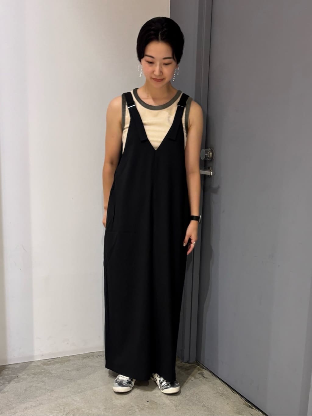 AMERICAN HOLICの配色ベロアタンクトップを使ったコーディネートを紹介します。｜Rakuten Fashion(楽天ファッション／旧楽天ブランドアベニュー)6148028