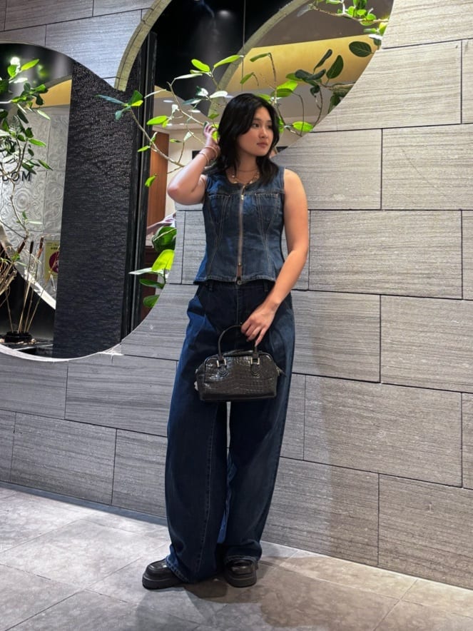 moussy | WAIST FIT デニムベスト | Rakuten Fashion(楽天ファッション