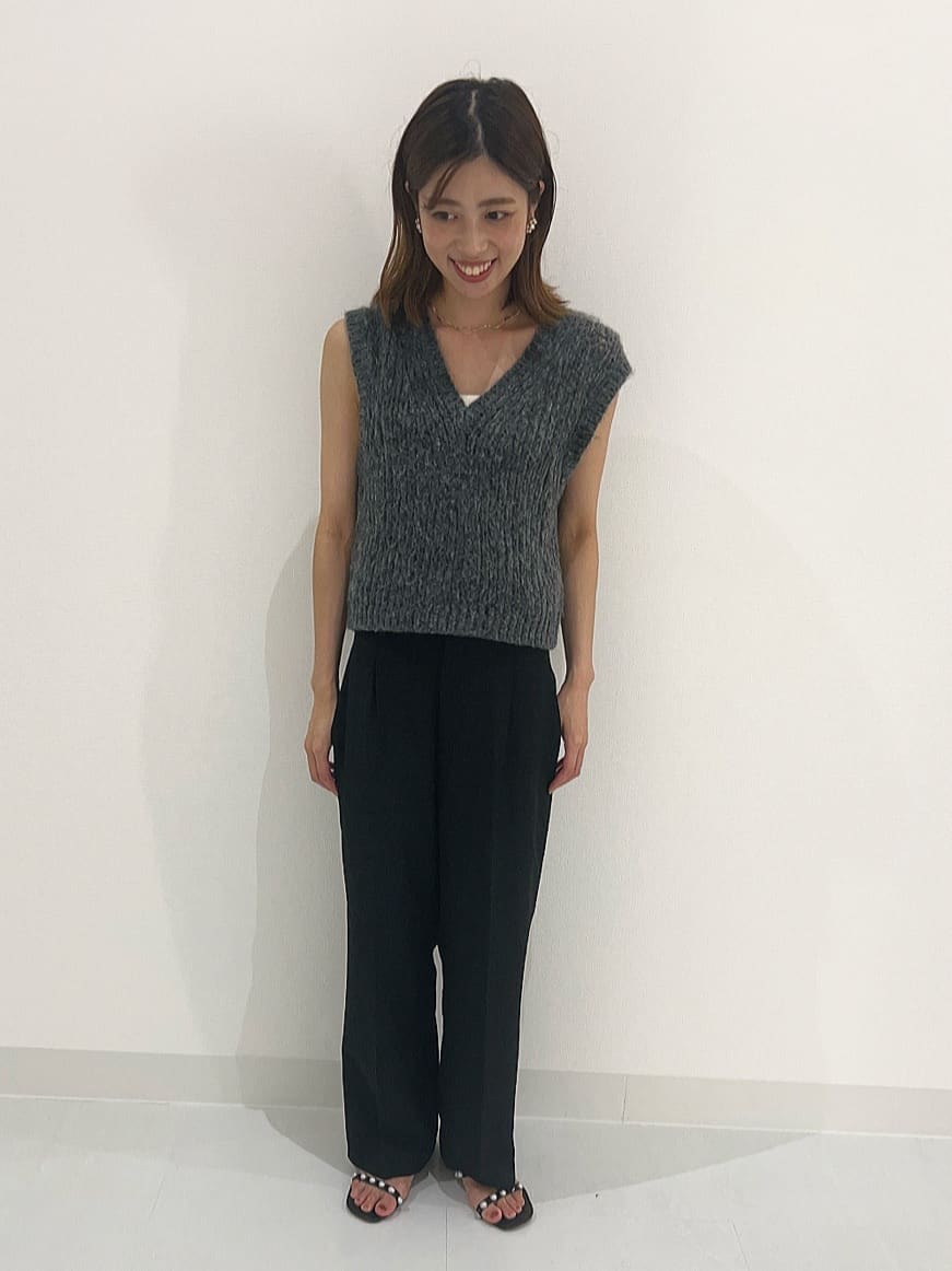 AMERICAN HOLICの【選べる丈】甘編みニットベストを使ったコーディネートを紹介します。｜Rakuten Fashion(楽天ファッション／旧楽天ブランドアベニュー)6156076