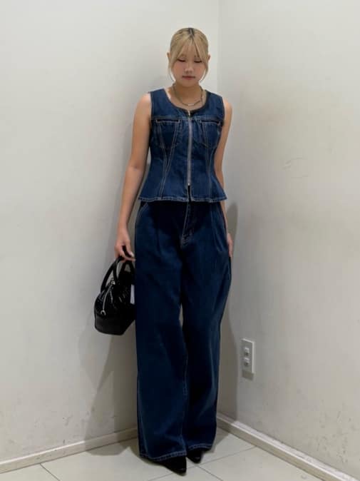 moussy | WAIST FIT デニムベスト | Rakuten Fashion(楽天ファッション