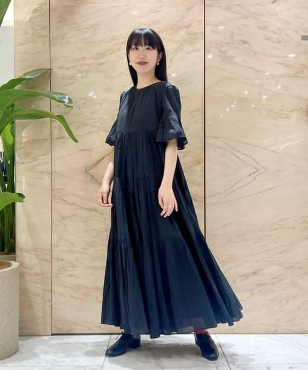 Demi-Luxe BEAMS | MARIHA / 春のすずらんのワンピース ソリッド