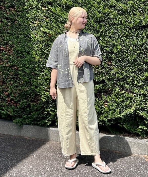 BEAMS HEARTのアシメ カットアウト タンクトップを使ったコーディネートを紹介します。｜Rakuten Fashion(楽天ファッション／旧楽天ブランドアベニュー)6159286