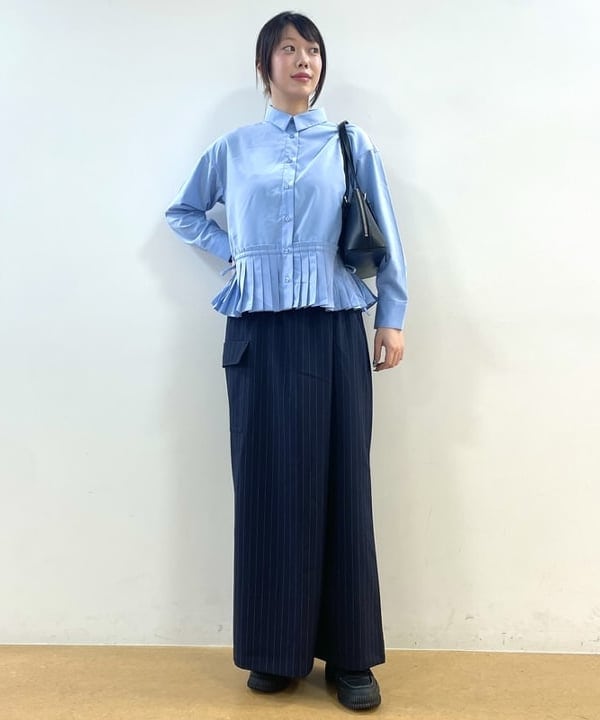BEAMS HEARTのカーゴ ラップ ワイド パンツを使ったコーディネートを紹介します。｜Rakuten Fashion(楽天ファッション／旧楽天ブランドアベニュー)6159752