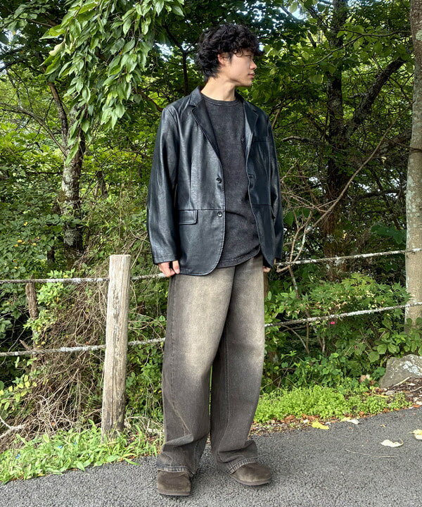 BEAMS HEARTのフェイクレザー ジャケットを使ったコーディネートを紹介します。｜Rakuten Fashion(楽天ファッション／旧楽天ブランドアベニュー)6159965