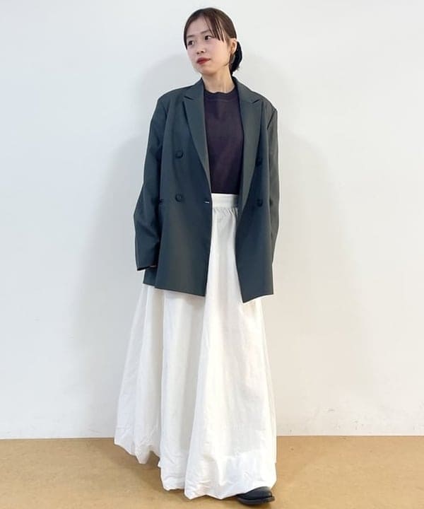 BEAMS HEARTのワッシャー バルーンスカートを使ったコーディネートを紹介します。｜Rakuten Fashion(楽天ファッション／旧楽天ブランドアベニュー)6159986