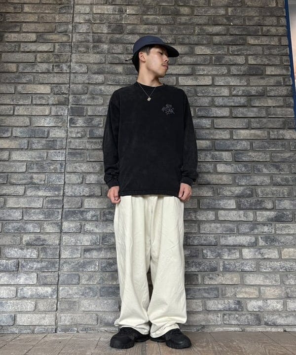 BEAMS HEARTのフラワー 刺繍 ロングスリーブ Tシャツを使ったコーディネートを紹介します。｜Rakuten Fashion(楽天ファッション／旧楽天ブランドアベニュー)6160126