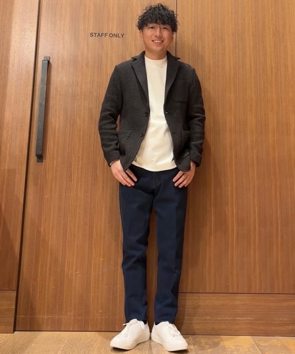 BEAMS HEARTのハニカムニット ジャケットを使ったコーディネートを紹介します。｜Rakuten Fashion(楽天ファッション／旧楽天ブランドアベニュー)6160146