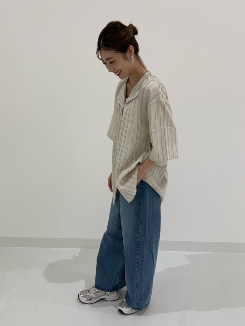 AMERICAN HOLICのワイドデニム【WEB限定サイズ有り】を使ったコーディネートを紹介します。｜Rakuten Fashion(楽天ファッション／旧楽天ブランドアベニュー)6163239