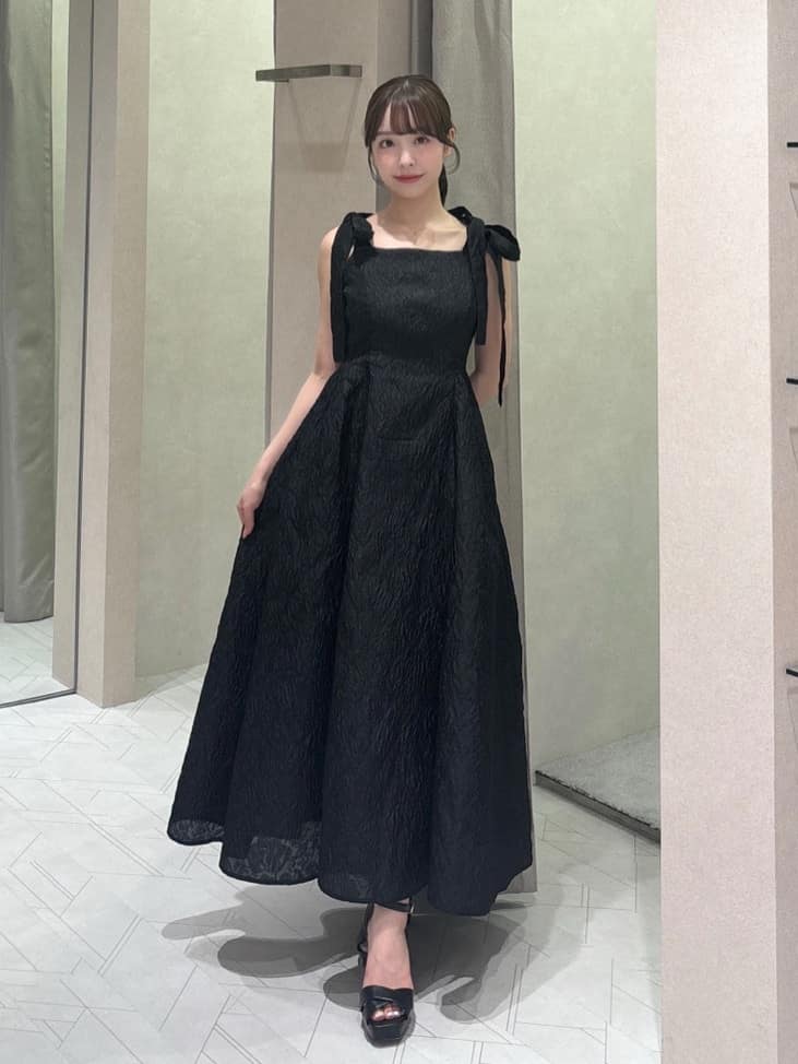 riendaの【AKB48 千葉恵里さん着用】ショルダーリボンワンピース