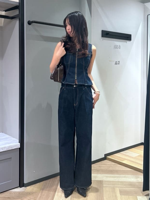moussy | WAIST FIT デニムベスト | Rakuten Fashion(楽天ファッション
