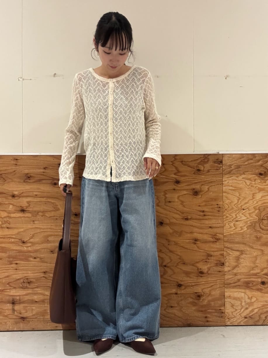 AMERICAN HOLICのレースカーディガンを使ったコーディネートを紹介します。｜Rakuten Fashion(楽天ファッション／旧楽天ブランドアベニュー)6170754