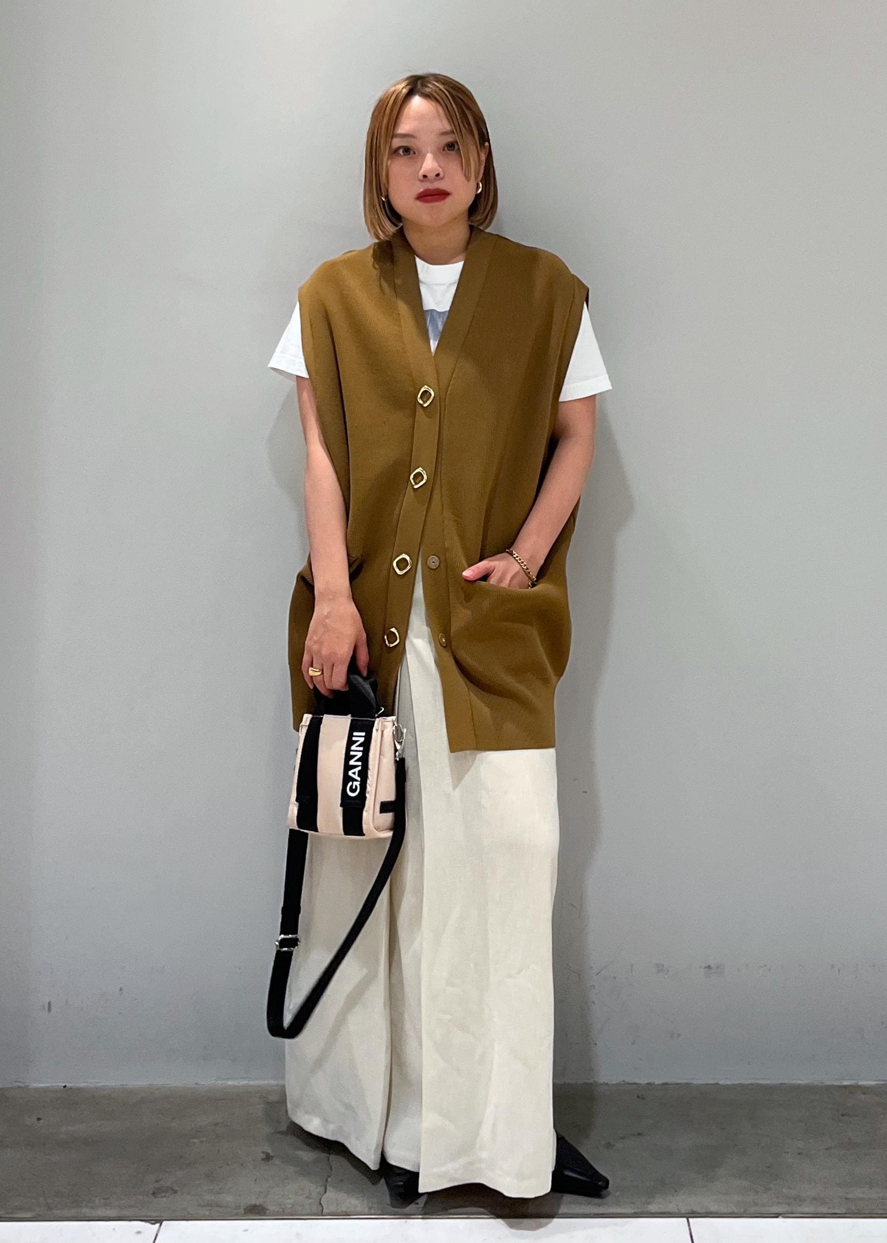 ADAM ET ROPE' | 【サステナブル】ミドルニットジレ | Rakuten Fashion