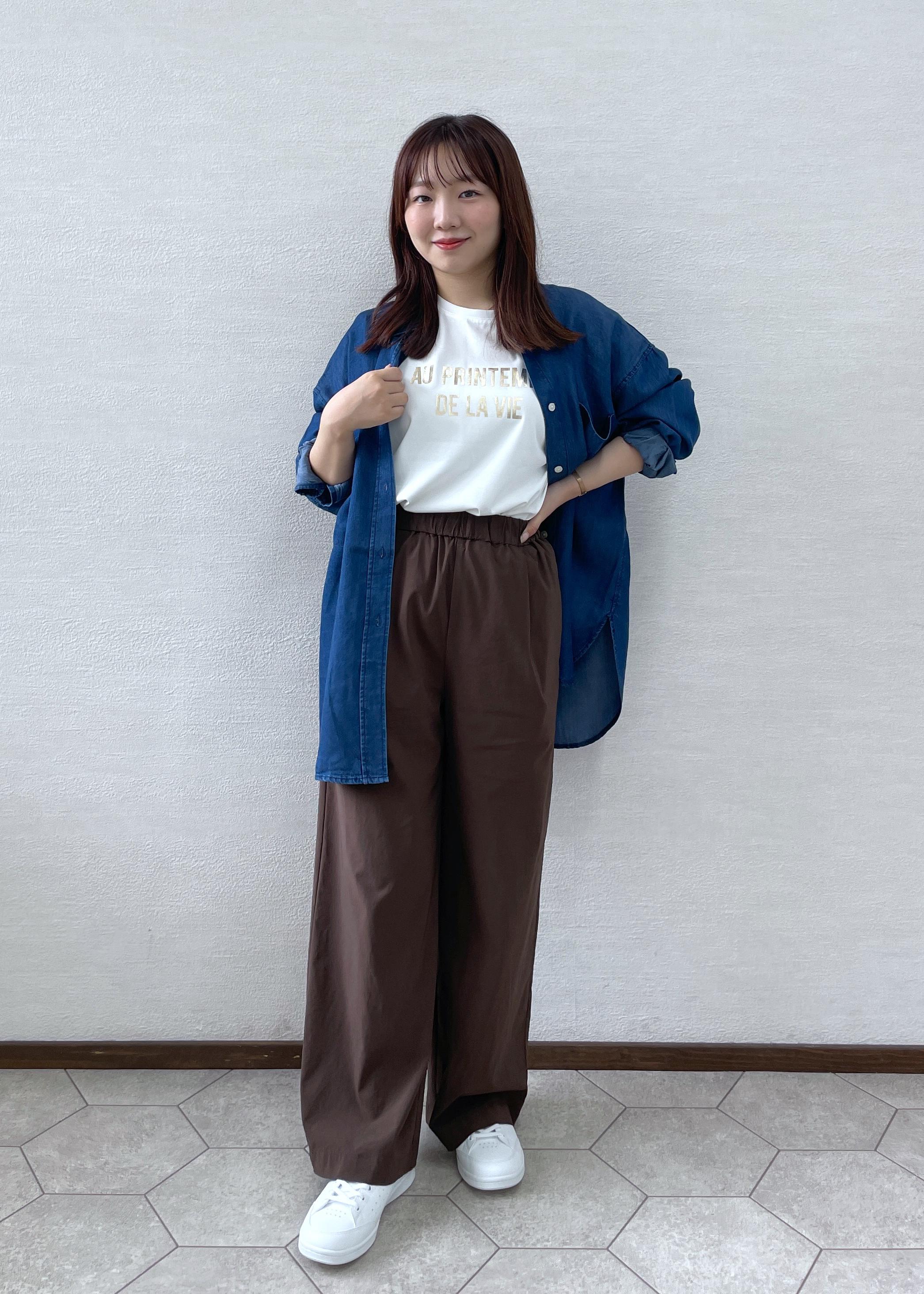 ROPE' PICNICのキレイ目イージーワイドパンツ/UVカットを使ったコーディネートを紹介します。｜Rakuten Fashion(楽天ファッション／旧楽天ブランドアベニュー)6197401
