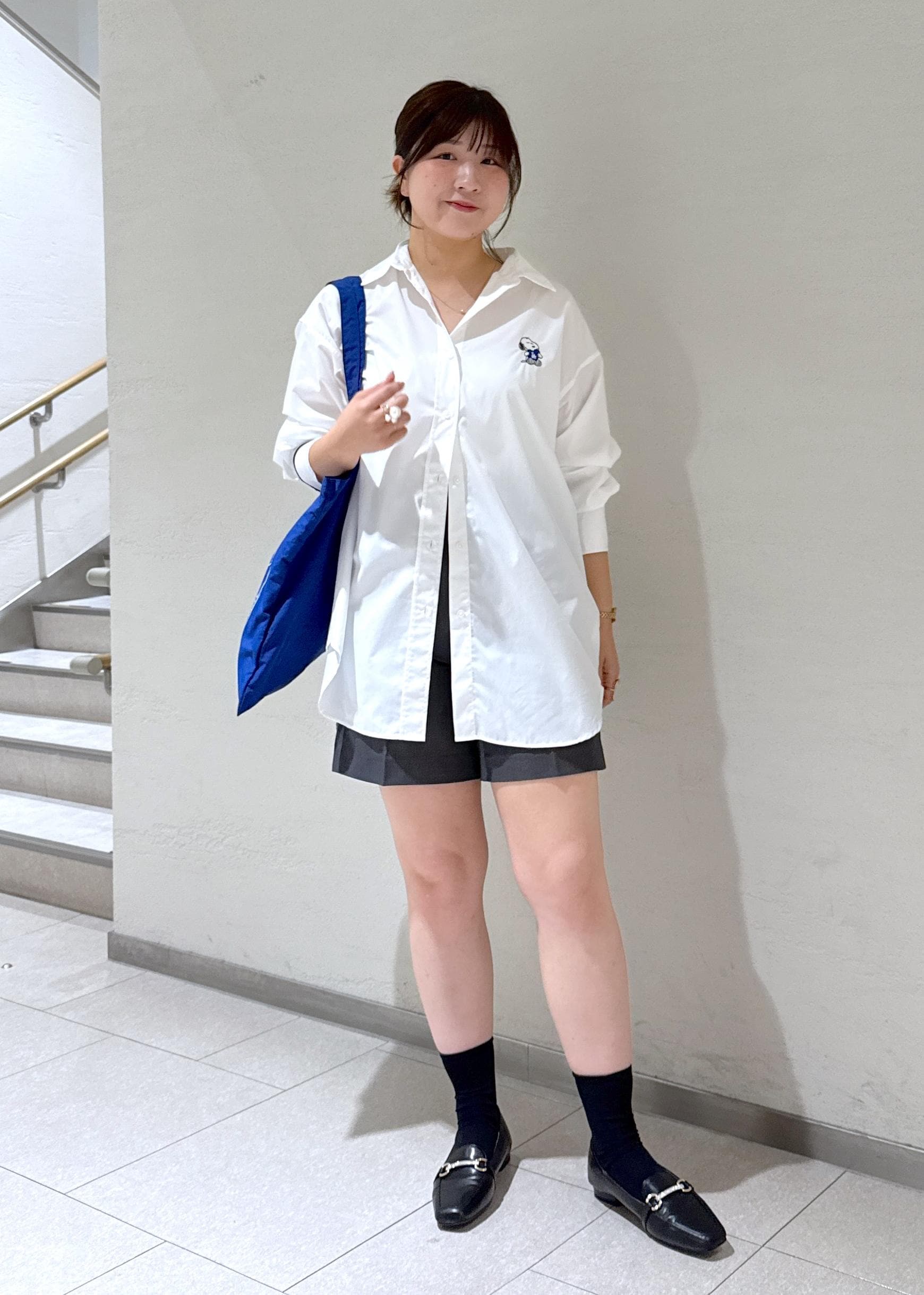 ROPE' PICNICの【PEANUTS*MLB COLLECTION by ROPE' PICNIC】オーバーサイズシャツを使ったコーディネートを紹介します。｜Rakuten Fashion(楽天ファッション／旧楽天ブランドアベニュー)6197415