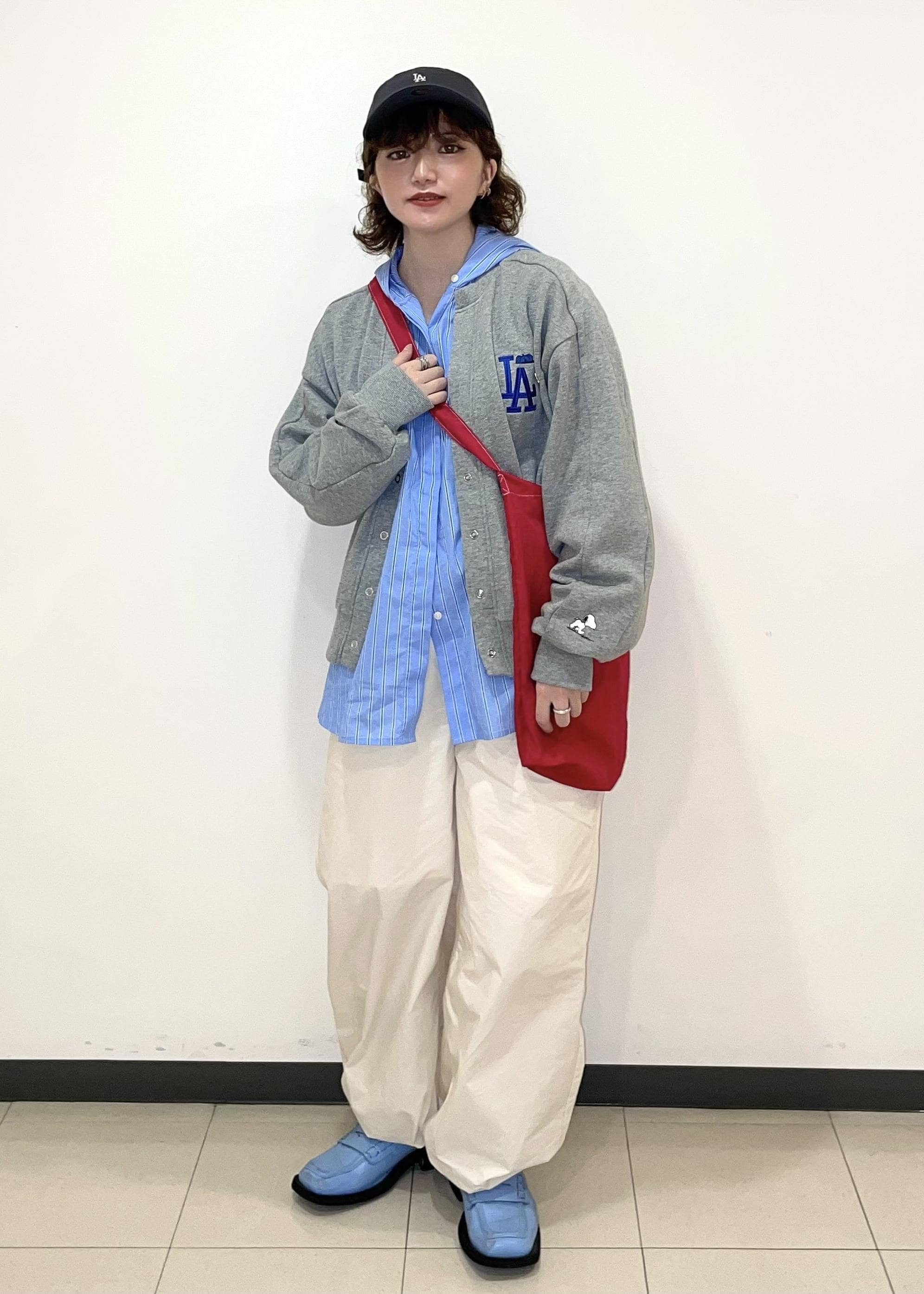ROPE' PICNICの【PEANUTS*MLB COLLECTION by ROPE' PICNIC】カーディガンを使ったコーディネートを紹介します。｜Rakuten Fashion(楽天ファッション／旧楽天ブランドアベニュー)6197434