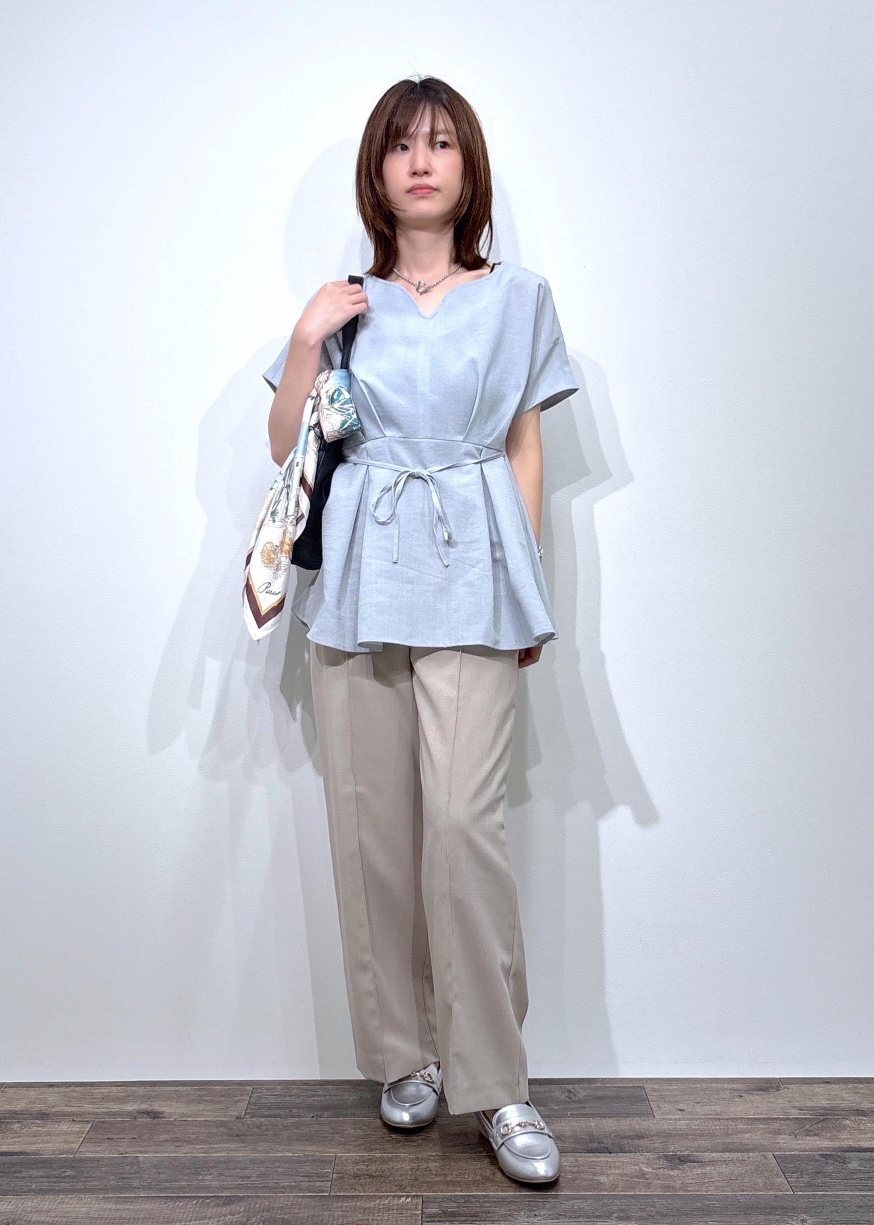 ROPE' PICNICの【接触冷感】ハートネックペプラムブラウスを使ったコーディネートを紹介します。｜Rakuten Fashion(楽天ファッション／旧楽天ブランドアベニュー)6197436